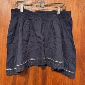 American Eagle Outfitters Blue Sequin Skirt - Size Large